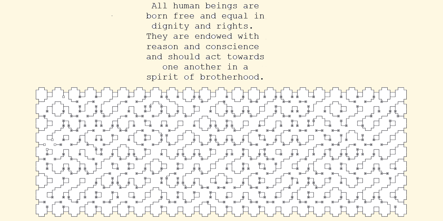 Example font Kernig Braille #5